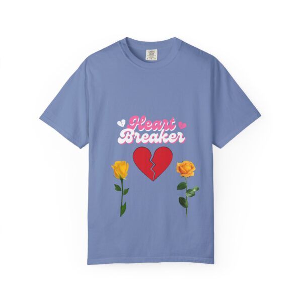 Heartbreaker Unisex Garment-Dyed T-Shirt with Floral Design - Image 93