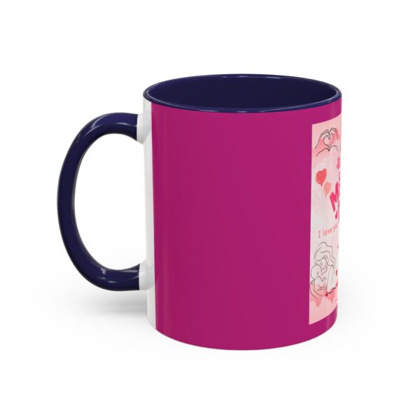 #1 Mom Happy Mother's Day Accent Coffee Mug - Perfect Gift for Moms - Image 7