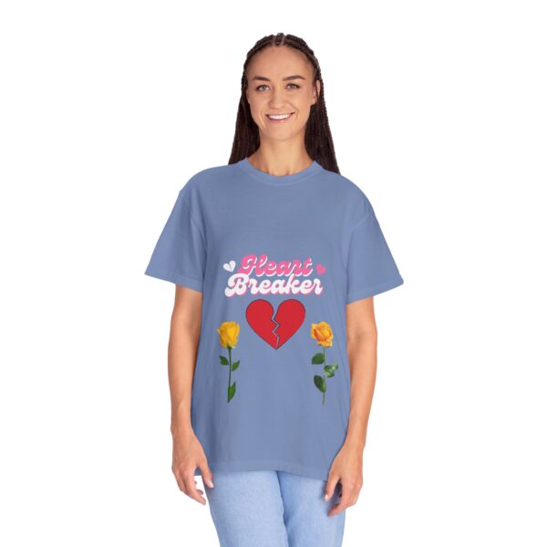 Heartbreaker Unisex Garment-Dyed T-Shirt with Floral Design - Image 97