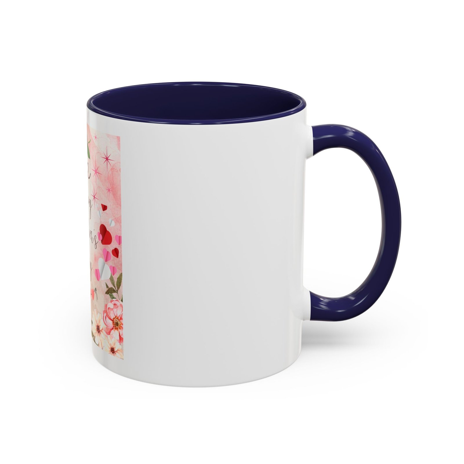 Happy Mother's Day Accent Coffee Mug - Floral Design, 11 & 15oz - Image 6