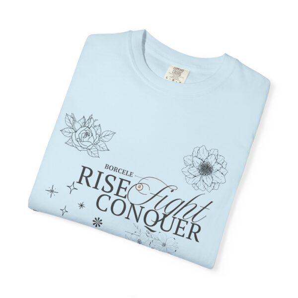 Unisex Inspirational T-Shirt - Rise Fight Conquer Unbreakable Undeniable - Image 11