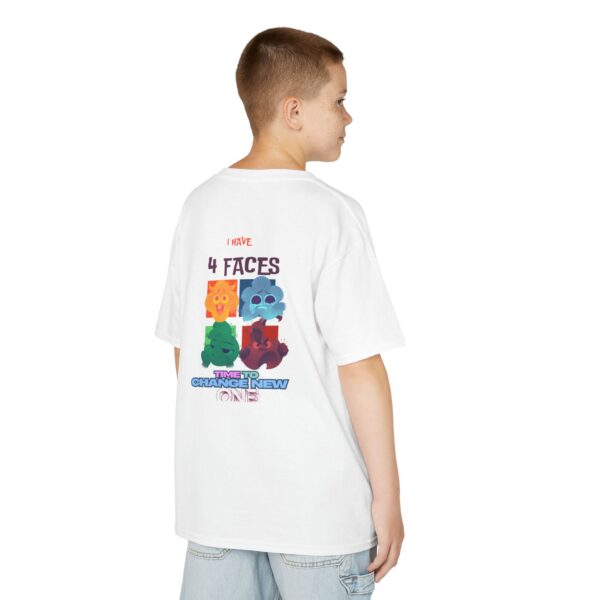 Kids 4 Faces Fun Tee - Change New One - Image 17