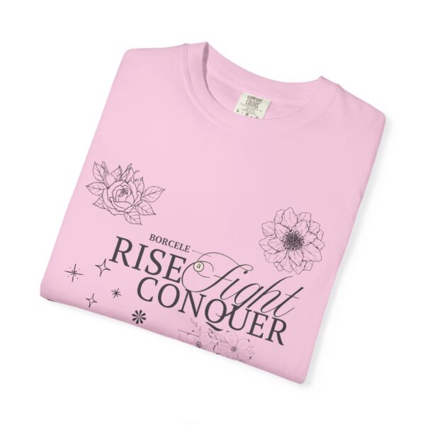 Unisex Inspirational T-Shirt - Rise Fight Conquer Unbreakable Undeniable - Image 19