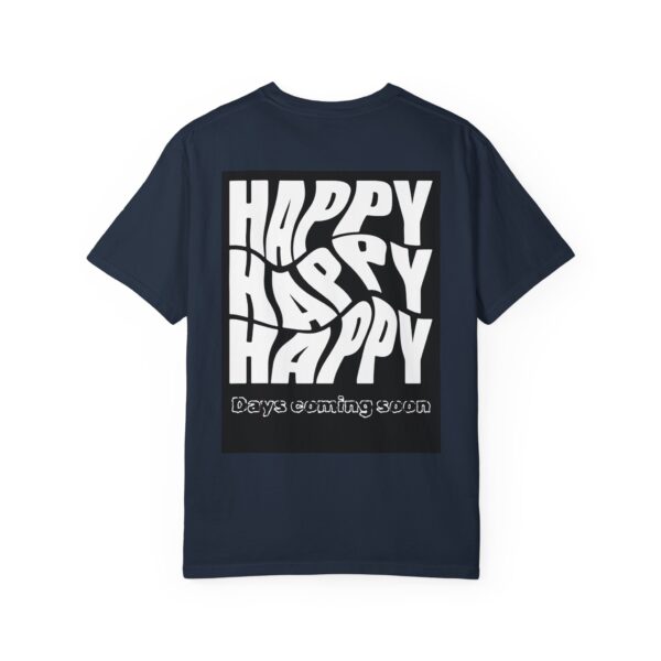 Unisex Happy Vibes T-Shirt - Garment-Dyed Apparel for Positive Days - Image 14