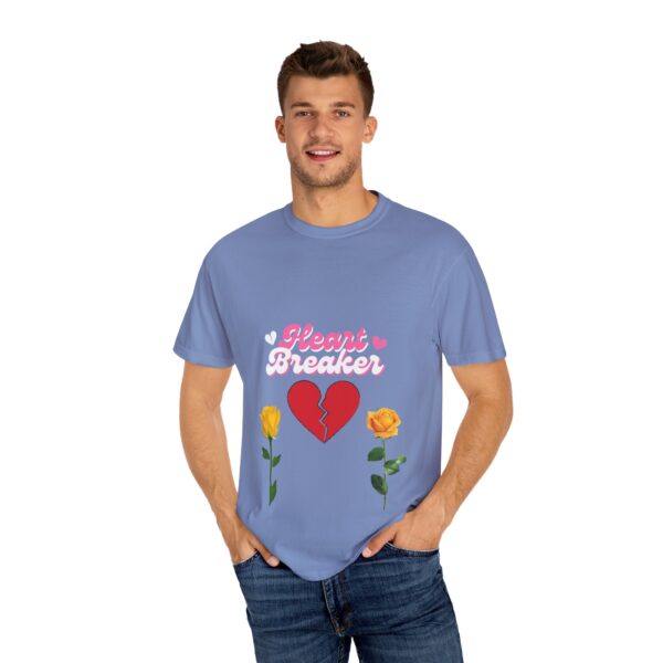 Heartbreaker Unisex Garment-Dyed T-Shirt with Floral Design - Image 96