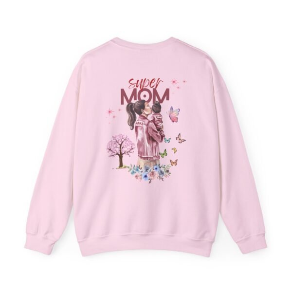 Super Mom Crewneck Sweatshirt - Gift for Mother's Day, Cozy Gift for Moms - Image 23