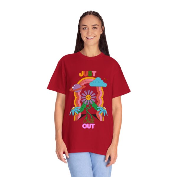 Chill Out Graphic T-Shirt - Unisex Garment-Dyed Tee - Image 50