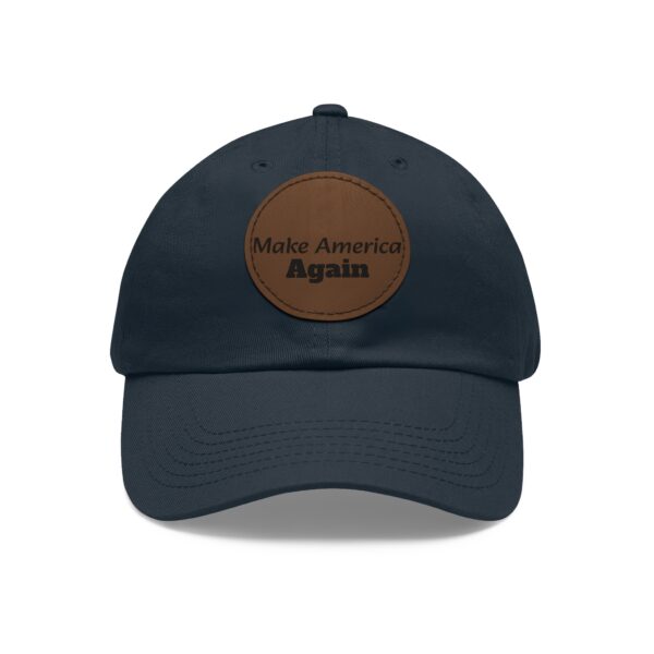 Hat with Leather Patch (Round) - Image 9