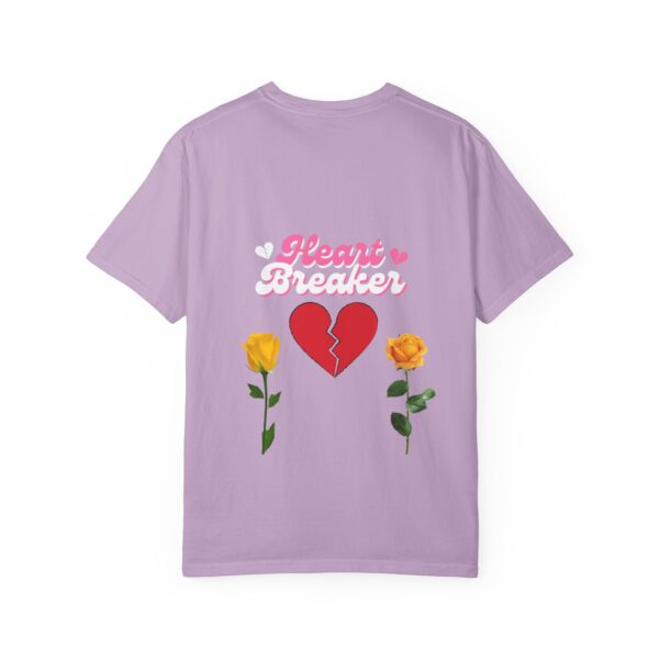 Heartbreaker Unisex Garment-Dyed T-Shirt with Floral Design - Image 114
