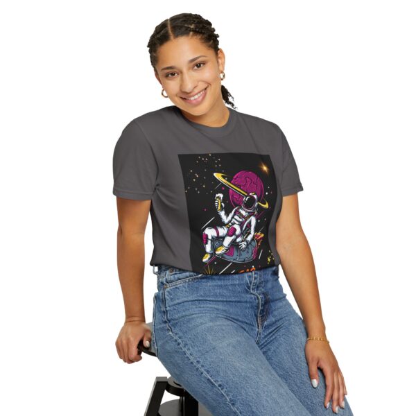 Far Away Astronaut T-Shirt - Garment-Dyed Unisex Tee for Space Lovers - Image 26