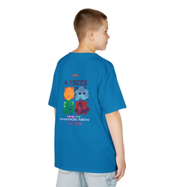 Kids 4 Faces Fun Tee - Change New One - Image 53