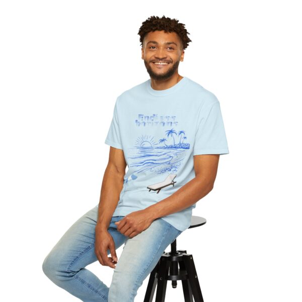 Endless Horizons Beach T-Shirt - Unisex Garment-Dyed Summer Tee - Image 36