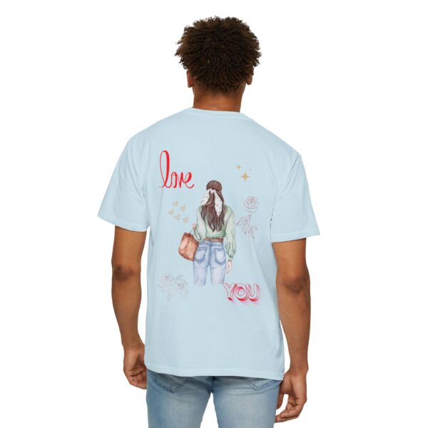 Love You Feminine Unisex T-shirt - Romantic Floral Design - Image 49