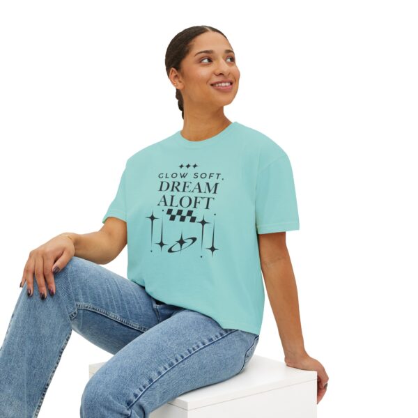 Dream Aloft Boxy Tee – Women's Soft Glow Inspiration - Image 22