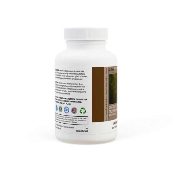 Mushroom Blend – Immunity & Focus Support (60 Capsules) - Image 2