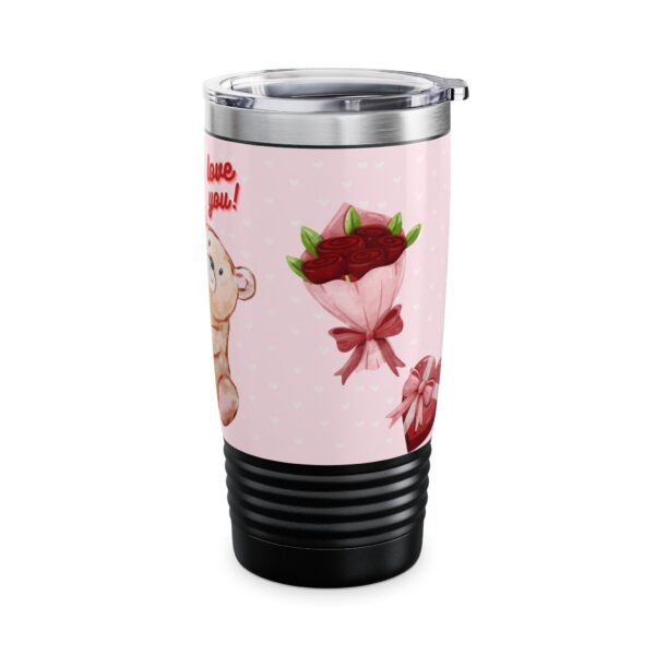 Cute Bear & Flower Love Tumbler – 20oz Gift for Her - Image 18