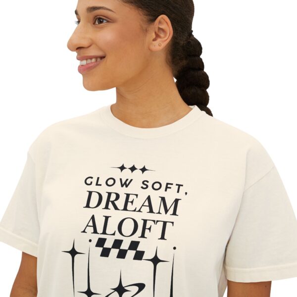 Dream Aloft Boxy Tee – Women's Soft Glow Inspiration - Image 6