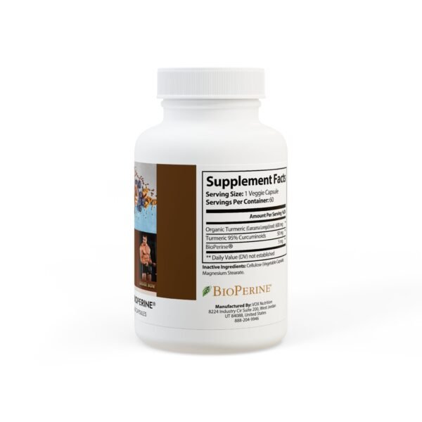Turmeric with BioPerine® – Joint & Inflammation Support (60 Caps) - Image 3