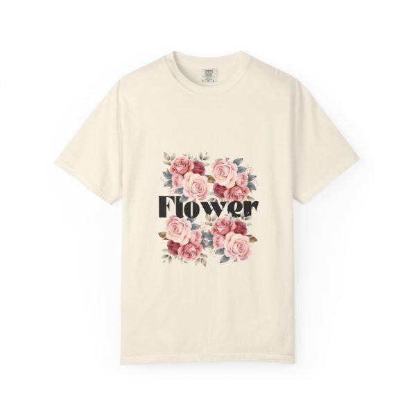 Unisex Floral Bee T-Shirt - Eco-Friendly Garment-Dyed Tee for Nature Lovers - Image 18