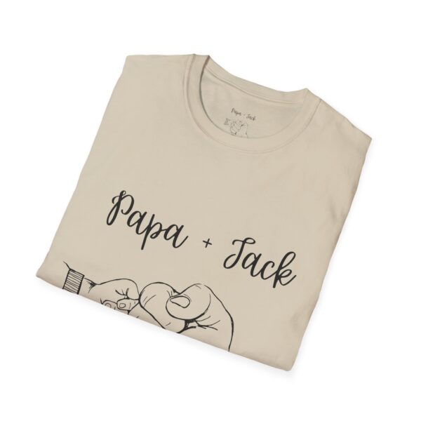 Papa + Jack Fist Bump T-Shirt – Father’s Day Family Tee - Image 5