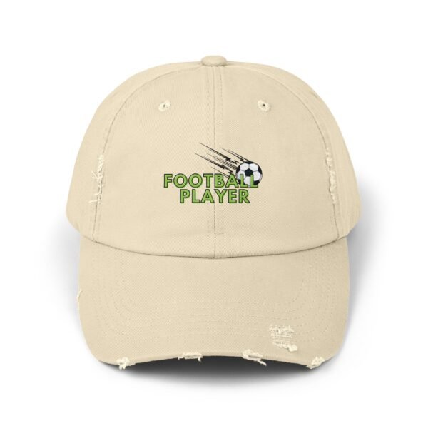 Unisex Distressed Cap – Football Player Sports Hat
