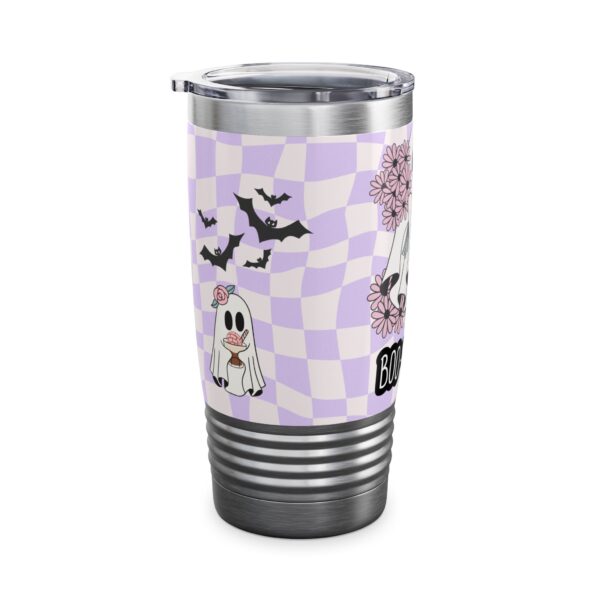 Boo-tiful Ghost 20oz Ringneck Tumbler – Halloween Fun - Image 2