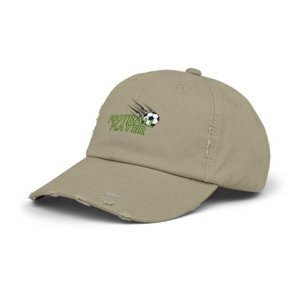 Unisex Distressed Cap – Football Player Sports Hat - Image 8