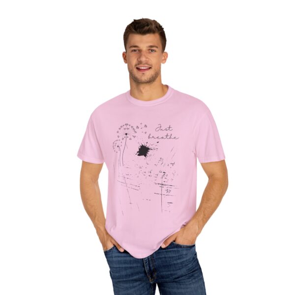 Unisex Just Breathe T-Shirt – Relaxed Fit, Inspirational - Image 49