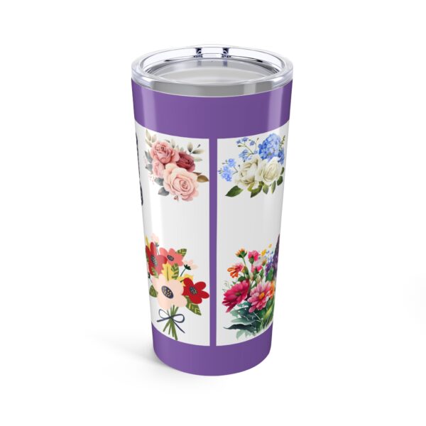 Floral Butterfly Tumbler 20oz – Best Papa Gift - Image 2