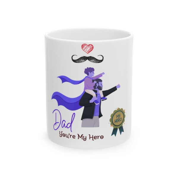 Dad Hero Mug – Father’s Day Gift (11oz & 15oz) - Image 2