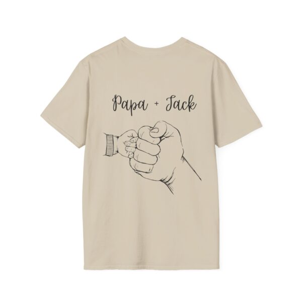 Papa + Jack Fist Bump T-Shirt – Father’s Day Family Tee - Image 3