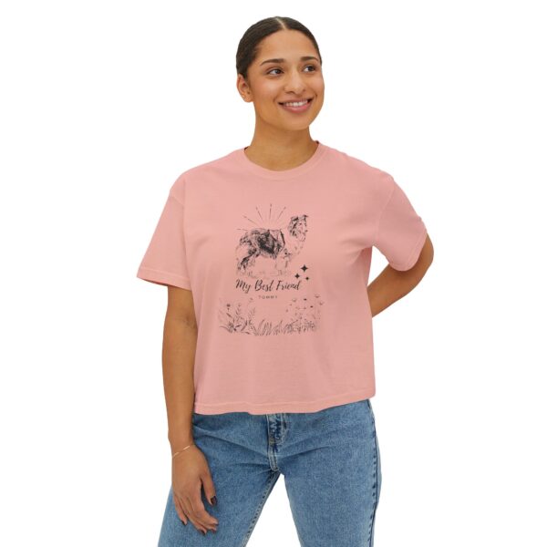 My Best Friend Tee – Cute Boxy Shirt for Dog Lovers - Image 9