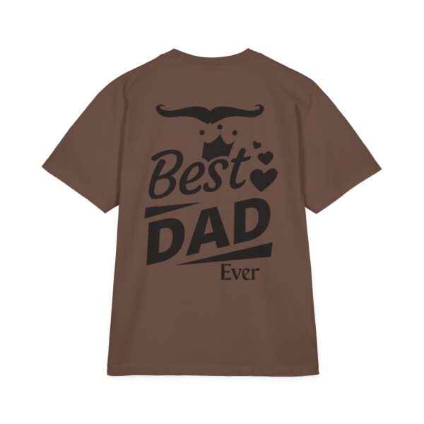 Best Dad Ever T-Shirt | Unisex Garment-Dyed Drop-Shoulder Tee for Father's Day, Gifts for Dads, Comfortable Casual Wear, Family [...] - Image 10