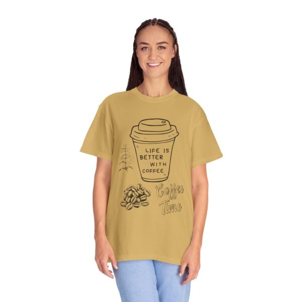 Life Is Better with Coffee – Unisex Coffee Lover Tee - Image 5
