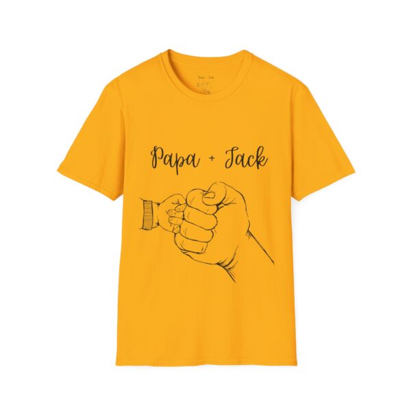 Papa + Jack Fist Bump T-Shirt – Father’s Day Family Tee - Image 33