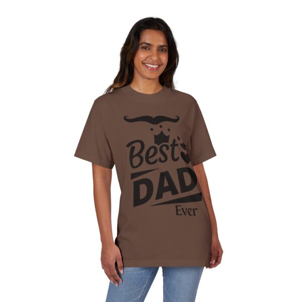 Best Dad Ever T-Shirt | Unisex Garment-Dyed Drop-Shoulder Tee for Father's Day, Gifts for Dads, Comfortable Casual Wear, Family [...] - Image 11
