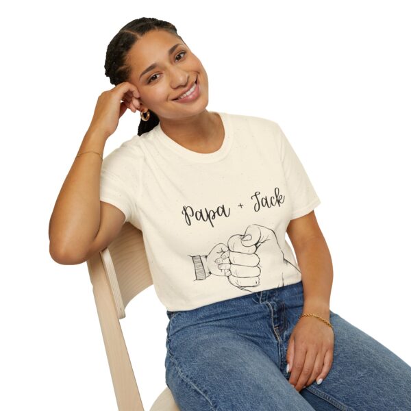 Papa + Jack Fist Bump T-Shirt – Father’s Day Family Tee - Image 46