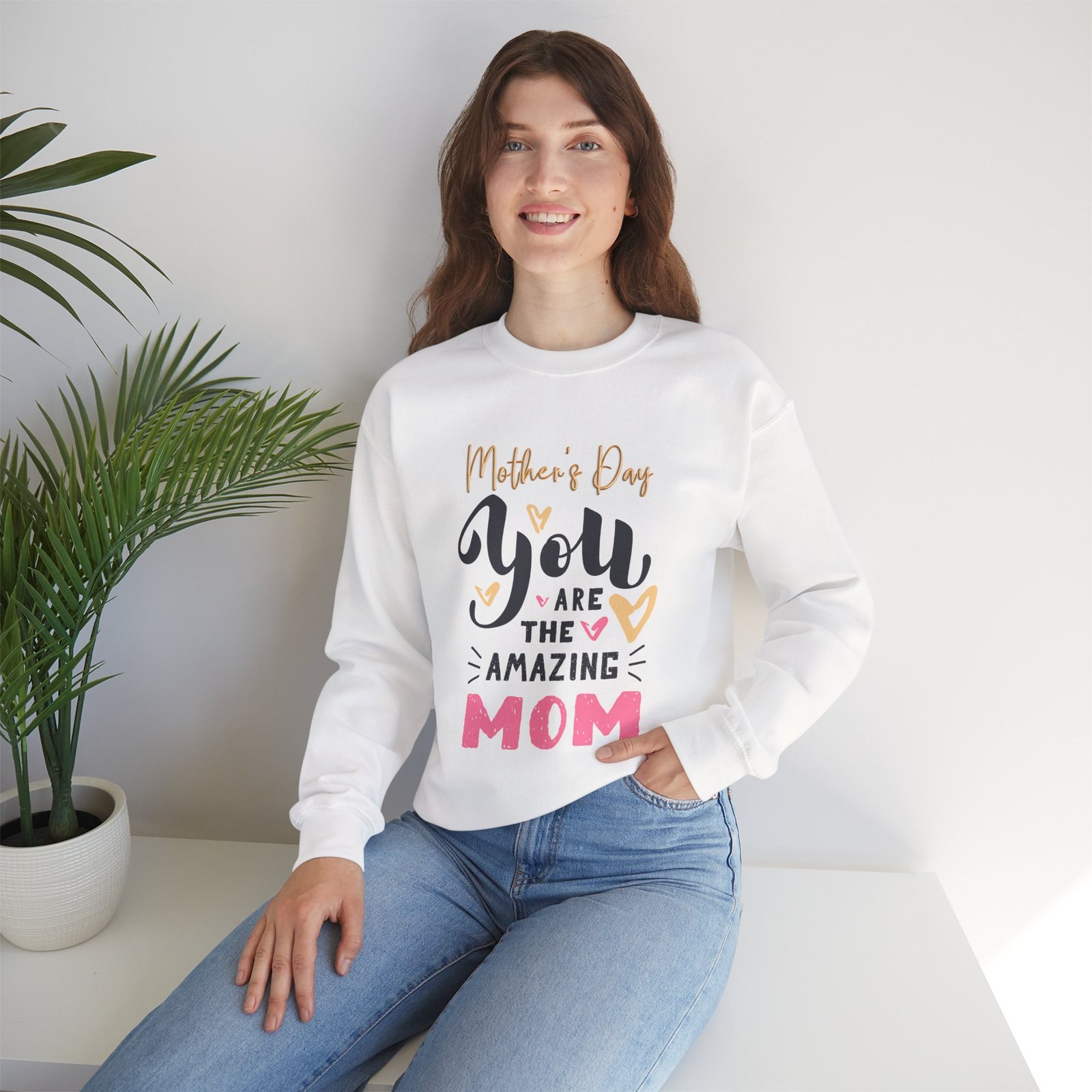 Mother's Day Amazing Mom Sweatshirt - Image 10