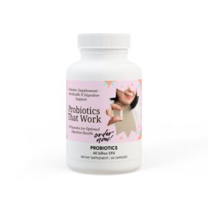 Probiotics Supplement – Digestive & Gut Health (60 Caps)