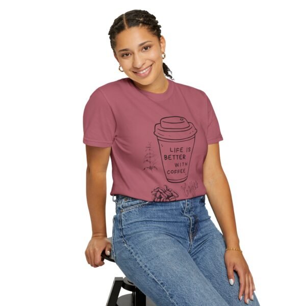 Life Is Better with Coffee – Unisex Coffee Lover Tee - Image 39