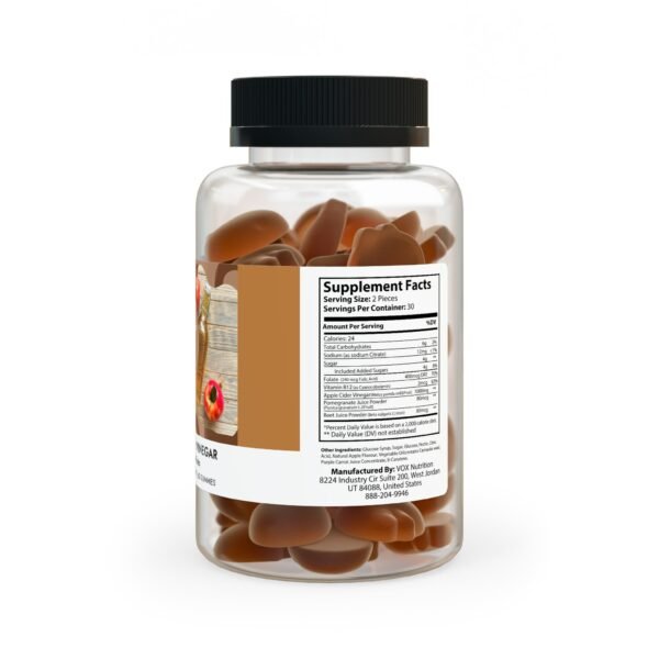 Apple Cider Vinegar Gummies – Detox & Support (60ct) - Image 3