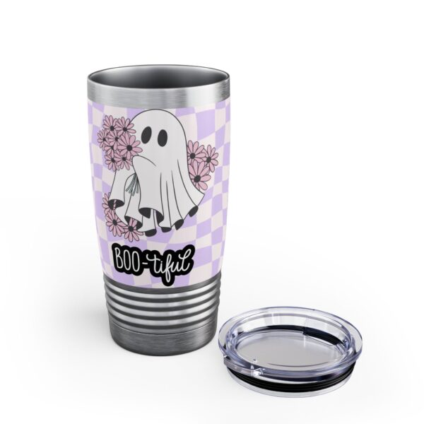 Boo-tiful Ghost 20oz Ringneck Tumbler – Halloween Fun - Image 5