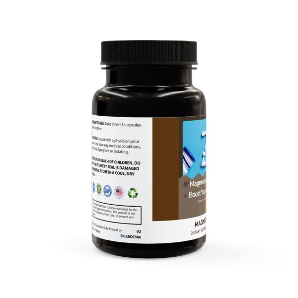 Magnesium Zinc Supplement – Relaxation & Immunity (90 Caps) - Image 2