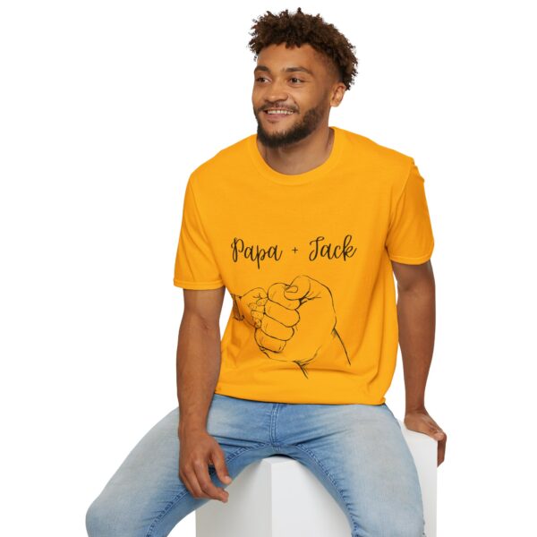 Papa + Jack Fist Bump T-Shirt – Father’s Day Family Tee - Image 39