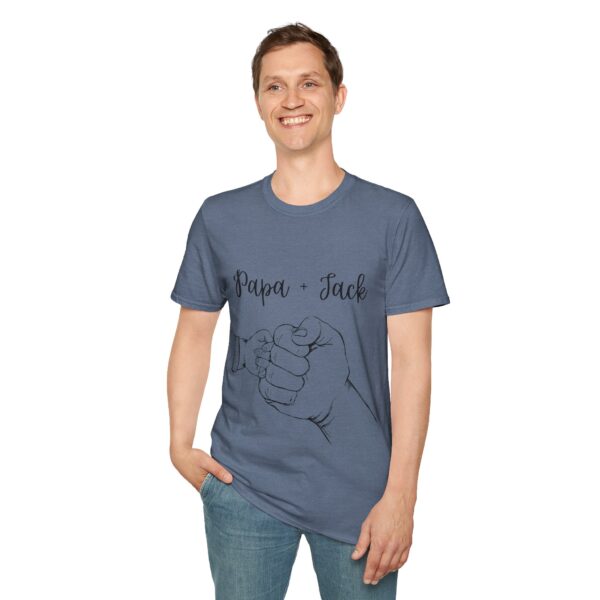 Papa + Jack Fist Bump T-Shirt – Father’s Day Family Tee - Image 59