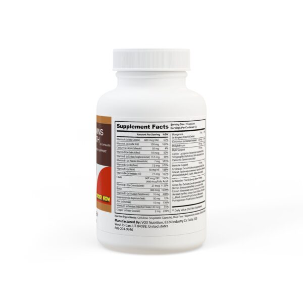 Men's Multivitamin – Daily Vitality & Wellness (60 Capsules) - Image 3