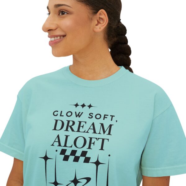 Dream Aloft Boxy Tee – Women's Soft Glow Inspiration - Image 23