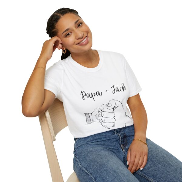 Papa + Jack Fist Bump T-Shirt – Father’s Day Family Tee - Image 17