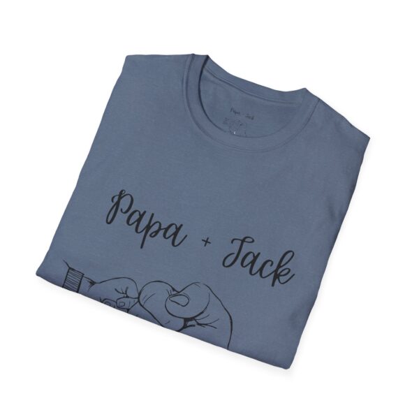 Papa + Jack Fist Bump T-Shirt – Father’s Day Family Tee - Image 58