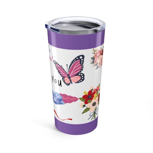 Floral Butterfly Tumbler 20oz – Best Papa Gift - Image 4